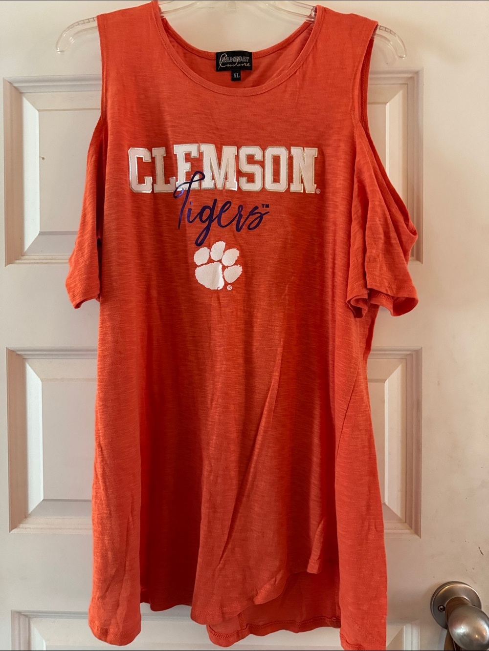 GameDay Couture | Clemson Tigers | Cold-Shoulder TShirt